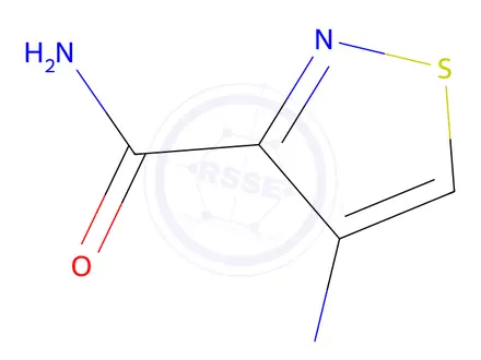 Chemical structure of 4-Aminoisothiazole-3-carboxamide
