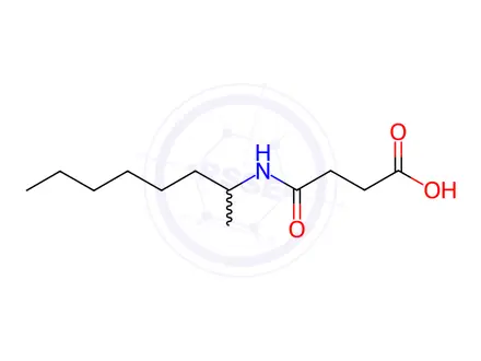 Chemical structure of 4-(Octan-2-ylamino)-4-oxobutanoic acid