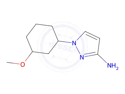 Chemical structure of 1-(3-Methoxycyclohexyl)-1h-pyrazol-3-amine