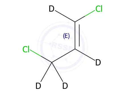 Chemical structure of 1,3-Dichloropropene-d4 (cis/trans mixture