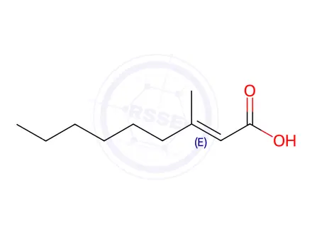 Chemical structure of 3-methylnon-2-enoic acid