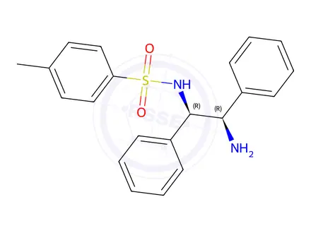 Chemical structure of (R,R)-N-(2-Amino-1,2-diphenylethyl)-p-toluenesulfonamide