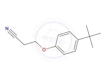 Chemical structure of 3-(4-(Tert-butyl)phenoxy)propanenitrile