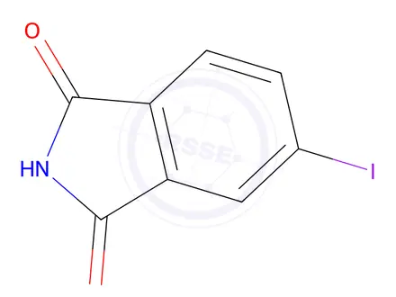 Chemical structure of 5-iodoisoindoline-1,3-dione