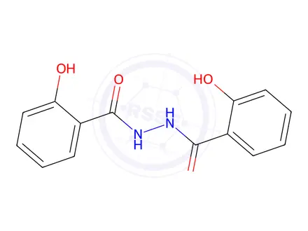 Chemical structure of 2-Hydroxy-N'-(2-hydroxybenzoyl)benzohydrazide