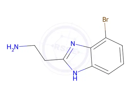 Chemical structure of 2-(4-Bromo-1H-1,3-benzodiazol-2-yl)ethan-1-amine