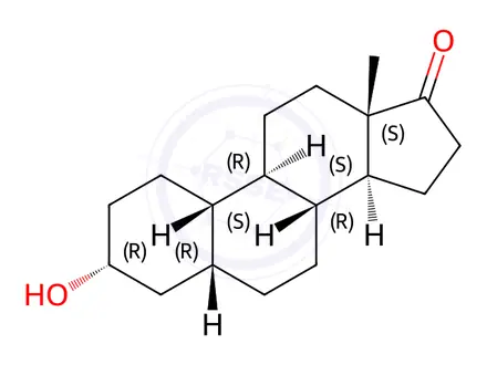 Chemical structure of 19-Noretiocholanolone
