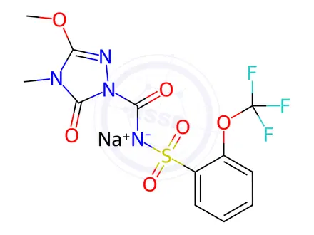 Chemical structure of Flucarbazone-sodium