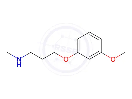 Chemical structure of 3-(3-Methoxyphenoxy)-N-methylpropan-1-amine
