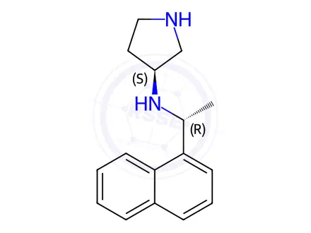 Chemical structure of Evocalcet Impurity 4 Dihydrochloride