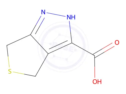 Chemical structure of 4,6-Dihydro-1H-thieno[3,4-c]pyrazole-3-carboxylic acid