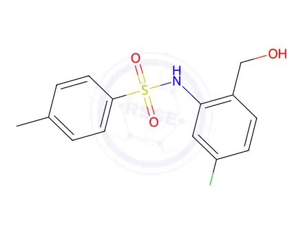 Chemical structure of N-(5-Chloro-2-(hydroxymethyl)phenyl)-4-methylbenzenesulfonamide