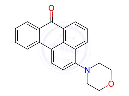 Chemical structure of 3-Morpholinobenzanthrone