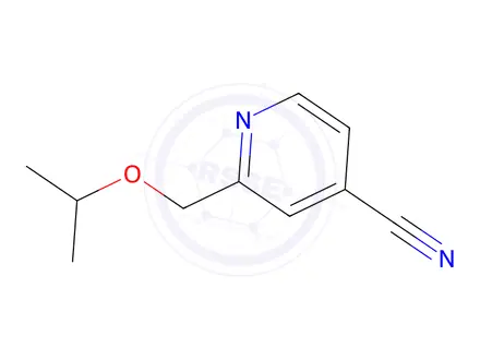 Chemical structure of 2-(Isopropoxymethyl)isonicotinonitrile