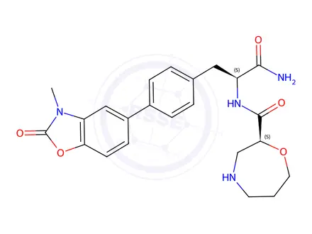 Chemical structure of Brensocatib Impurity 1