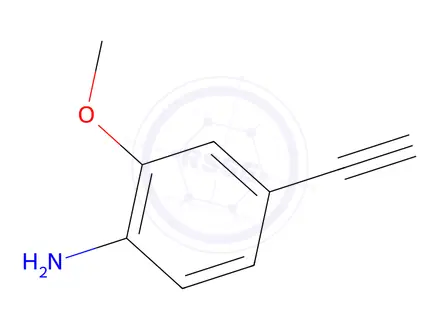 Chemical structure of 4-Ethynyl-2-methoxyaniline