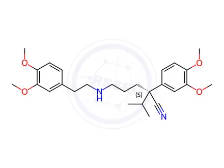Chemical structure of (S)-Norverapamil
