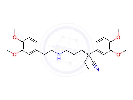 Chemical structure of Verapamil Impurity 10 Monomer(Verapamil EP Impurity J Monomer)