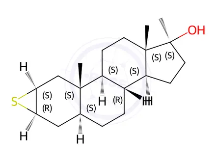 Chemical structure of Epitiostanol Impurity 13