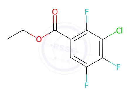 Chemical structure of Ethyl 3-chloro-2,4,5-trifluorobenzoate