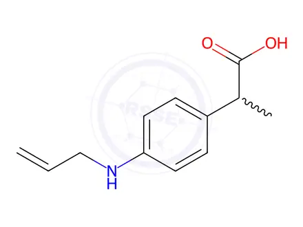 Chemical structure of Alminoprofen Impurity 6