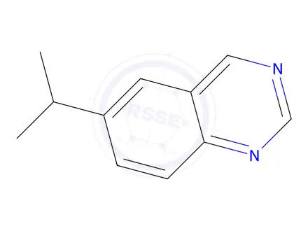 Chemical structure of 6-Isopropylquinazoline
