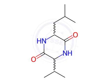 Chemical structure of Cyclo-(Leu-Val)