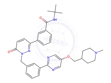 Chemical structure of Tepotinib impurity 6