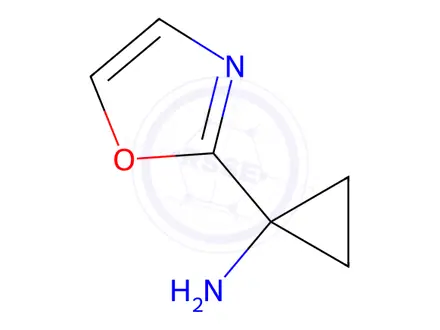 Chemical structure of 1-Oxazol-2-yl-cyclopropylamine