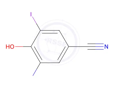 Chemical structure of 3-Amino-4-hydroxy-5-iodobenzonitrile