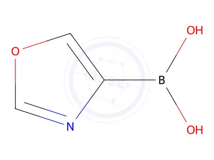 Chemical structure of B-4-Oxazolylboronic Acid