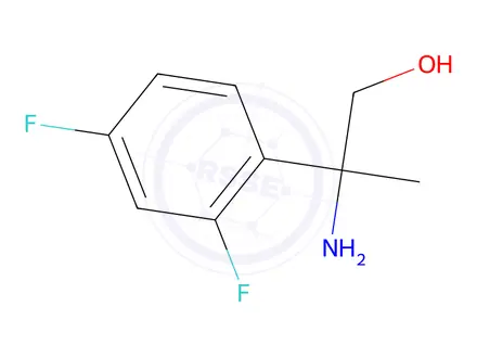 Chemical structure of 2-Amino-2-(2,4-difluorophenyl)propan-1-ol