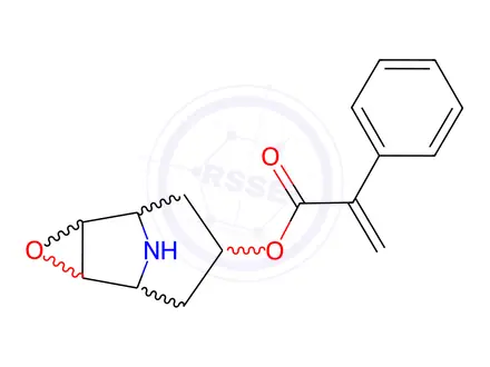 Chemical structure of Aponorhyoscine