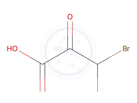 Chemical structure of 3,3-Dibromo-2-oxopropanoic Acid