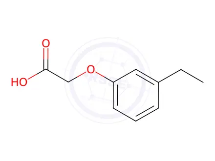 Chemical structure of 2-(3-Ethylphenoxy)acetic acid