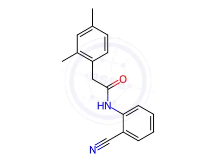 Chemical structure of N-(2-Cyanophenyl)-2-(2,4-dimethylphenyl)acetamide