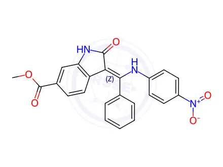 Chemical structure of Nintedanib Impurity N10