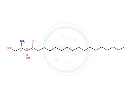 Chemical structure of D-arabino C20-Phytosphingosine