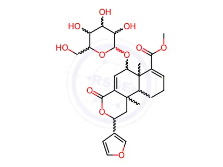 Chemical structure of Borapetoside F