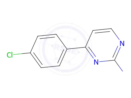 Chemical structure of 2-Amino-4-(4-chlorophenyl)pyrimidine