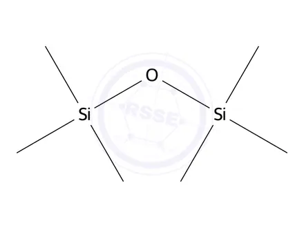 Chemical structure of Hexamethyldisiloxane
