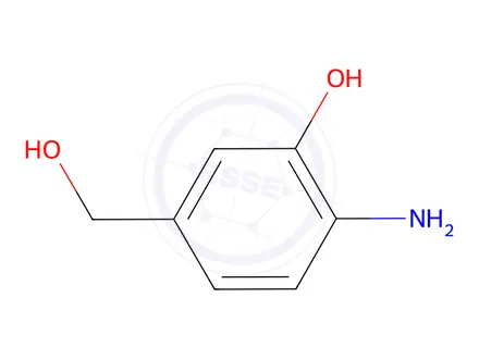 Chemical structure of 2-Amino-5-(hydroxymethyl)phenol