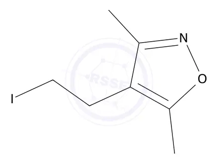 Chemical structure of 4-(2-Iodoethyl)-3,5-dimethylisoxazole