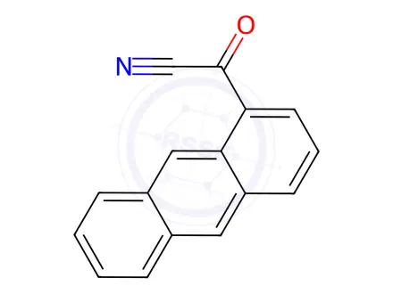 Chemical structure of 1-Anthroylnitrile