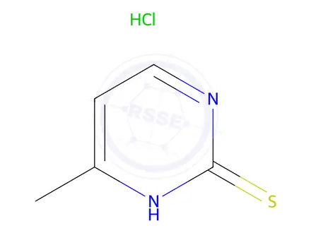 Chemical structure of 4-Methylpyrimidine-2(1H)-thione Hydrochloride