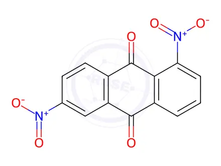 Chemical structure of 1,6-Dinitro-9,10-anthracenedione