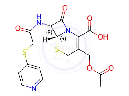 Chemical structure of Cephapirin