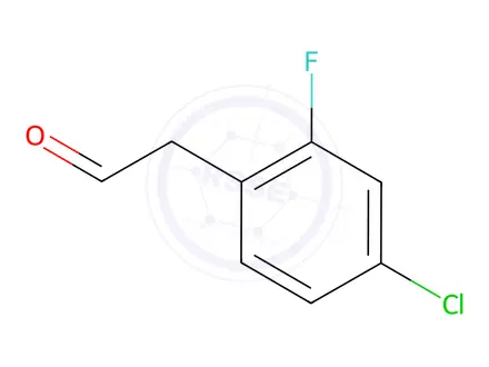 Chemical structure of 2-(4-Chloro-2-fluorophenyl)acetaldehyde