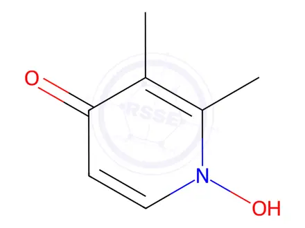 Chemical structure of 2,3-dimethyl-4-Pyridinol N-oxide