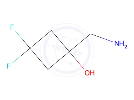 Chemical structure of 1-(Aminomethyl)-3,3-difluoro-cyclobutanol